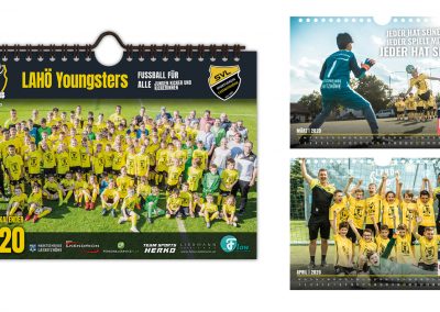 Design Fotokalender für Fußballverein