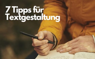 Wie es der Leser genießt… 7 einfache Tipps für gute Gestaltung.